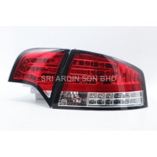 AUDI A4 B7 05-08 Red Clear LED Tail Lamp